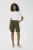 Short Regular fit dark green