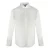 Aquascutum effen wit overhemd met logo en lange mouwen