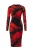 WOMAN VISION Jurk  rood / zwart