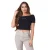 Dames-T-shirt zonder schouders Project X Paris