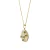 Orphelia ‘Babette’ Dames 925 Sterling Zilveren Ketting met Hangertje – Goud ZH-7504/G