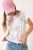 Geborduurde T-shirt met korte mouwen en ronde hals