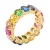 Kurt Geiger ring Oval Mix Band goudkleurig