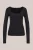 WE Fashion – Dames T-shirt – Zwart –