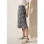 Cecil Dames Midirok in wikkel-look in Wit