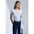 Crop Wrap Blouse met Strikdetail