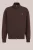 WE Fashion – Heren relaxed fit vest van interlock met embroidery – Relaxed Fit – Donkerbruin – Katoen –
