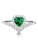Victoria Hyde Ring ‘Lodi’  groen / zilver