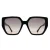 Guess GF6178 01B glanzende zwart roze bruine zonnebril