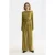 Scotch & Soda June – High Rise Wide Leg Twill Paperbag Pants Green Moss