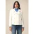 Oltre Short Military Coat White