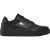 Tommy Hilfiger Heren Retro Leren Basketbal Schoenen (Zwart)