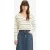Levi’s Petal Vneck Sweater Olympic Stripe White