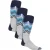 Heat Holders – 3 paar Ultra Lite skisokken voor heren – Gray Zig Zag