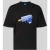 Hugo Blue Regular fit T-shirt van puur katoen model ‘NOGLASY’