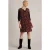 White Stuff Maple Cord Pinny Plum Print