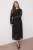 Trendyol Curve Dames Zwart Bloemen Maxi Lang Casual A-lijn Grote maten Jurk