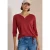 Shirt met split in de hals in tuniekstijl