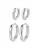 Hey Happiness Oorbellen ‘Balance Duo’  zilver