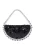 myMo at night Clutch  zwart / zilver / transparant
