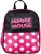 DISNEY Rugzak ‘Minnie Mouse Clever-Hooded’  magenta / zwart / wit