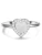 Glanzstücke München Ring  zilver / transparant / parelwit