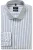 OLYMP No. Six Performance Climate Control Overhemd marine, Gestreept