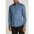 Calvin Klein Non Iron Texture Slim Fit Shirt Medieval Blue