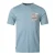 Aquascutum Active Check Pocket Blauw T-shirt