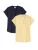 love & roses Shirt  navy / geel