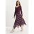 Gestreepte Geruite Midi Rok
