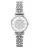 Emporio Armani Gianni T-bar Dames Horloge Zilverkleurig AR1925
