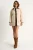Gabardine Jacket met Faux Suède Kraag