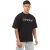 Off White T-shirt met groot logo voor heren in zwart