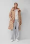 s.Oliver BLACK LABEL gewatteerde jas beige