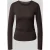 Vero Moda Shirt met lange mouwen met glanzende look