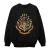 Harry Potter Jongens Sweatshirt met Gouden Inkt en Zweinsteinrest (Zwart)
