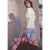 Shirt met ronde hals en pofmouwen
