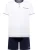 Bruno Banani Pyjama lang ‘Hammond ‘  zwart / wit