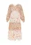 FELIPA Jurk ‘Fashion Look’  beige / blauw / bruin / oranje