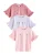 Baker by Ted Baker Shirt  lichtblauw / goud / rosa / oudroze