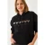 Hooded Katoenen Motto Hoodie met Pocket