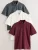 Next Shirt  grijs / donkerrood / wit