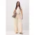TRENDYOLMİLLA Dames Beige Effen Wijde pijp Hoge taille Jeans