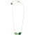 OTAZU Classic Drop Necklace Green Green