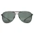 Polaroid Aviator Heren Mat Zwart Groen Gepolariseerd PLD 2160/G/S/X