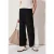 Cecil Dames Wide Legs jersey broek in Zwart