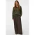 VERO MODA rechtvallend gebreid vest met wol – groen