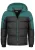 INDICODE JEANS Winterjas ‘Danix’  jade groen / zwart