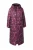 Ulla Popken Wintermantel  donkerlila / framboos